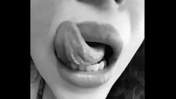 Sexy long tongue