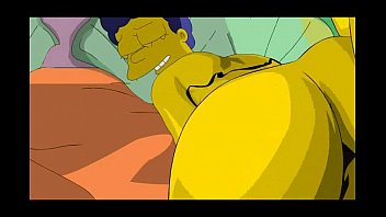 Marge Simpson sexe assez chaud avec homer choisit gossa