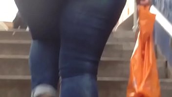 Tight jeans candid