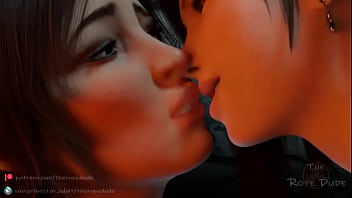 Lara croft in trouble Lesbian