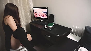 Watching porn solo