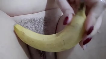 Masturbation avec banane